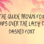 Dawn Font Poster 2