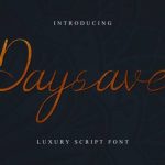 Daysave Font Poster 1