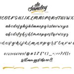 De Sandey Font Poster 2