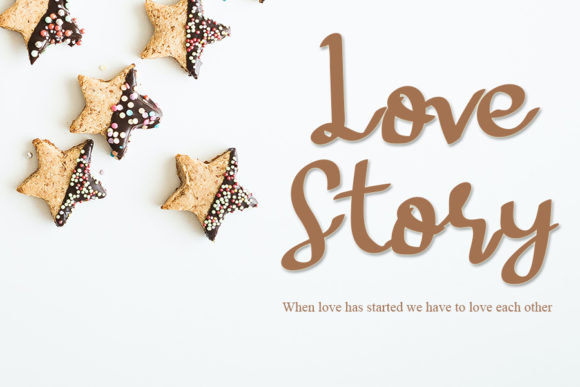 December Lovely Font Poster 2