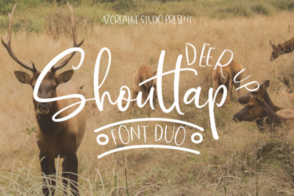 DeerUp Shouttap Duo Font