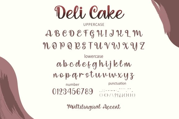 Deli Cake Font Poster 5