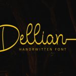 Dellian Font Poster 1