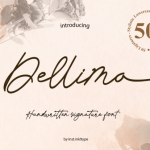 Dellima Font Poster 1