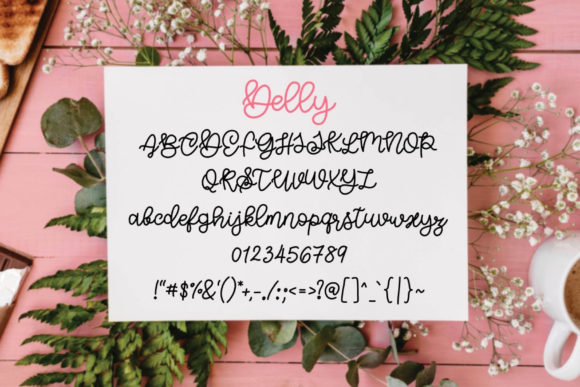 Delly Font Poster 4