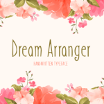 Dream Arranger Font Poster 1