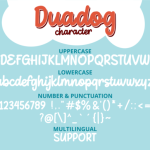 Duadog Font Poster 2