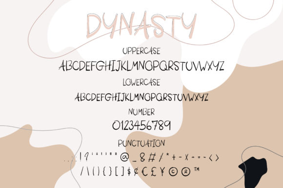 Dynasty Font Poster 3