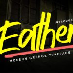 Eather Font Poster 1