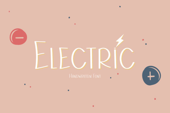 Electric Font Poster 1