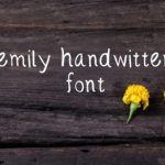 Emily Font Poster 1