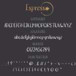 Espresso Font Poster 3