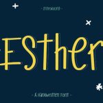 Esther Font Poster 1