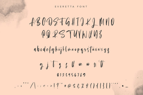 Everetta Font Poster 6