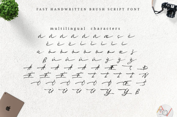 Fast Font Poster 9