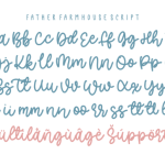 Father Farmhouse Font Poster 4