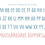 Father Farmhouse Font Poster 6