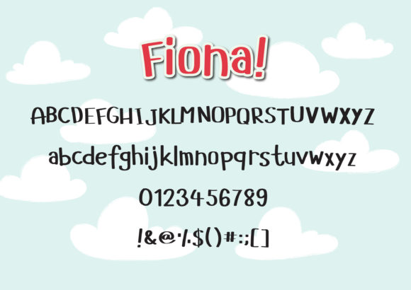Fiona Font Poster 7