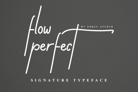 Flow Perfect Font Poster 2