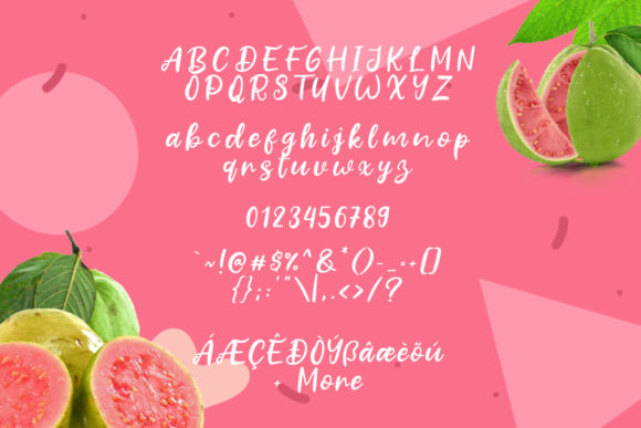 Fresh Guava Font Poster 6