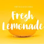 Fresh Lemonade Font Poster 1