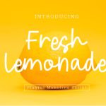 Fresh Lemonade Font Poster 1