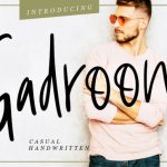 Gadroons Font Poster 1