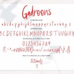 Gadroons Font Poster 7