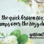 Galliant Font Poster 2