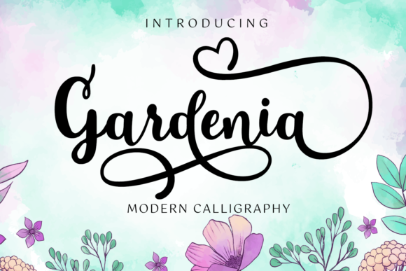 Gardenia Font Poster 1