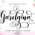 Garelgina Font Poster 1