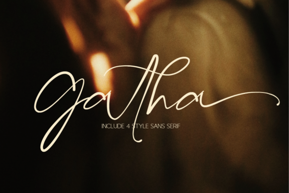 Gatha Duo Font Font Poster 1