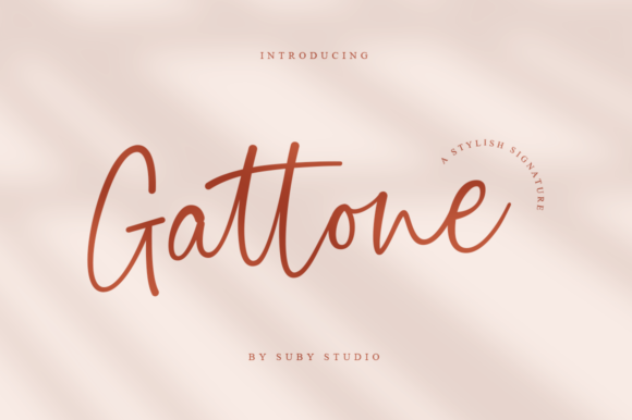 Gattone Font Poster 1