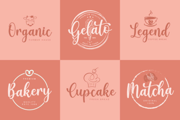 Gelato Font Poster 3