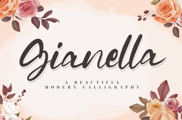 Gianella Font Poster 1