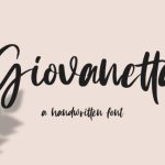 Giovanetta Font Poster 1