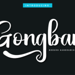 Gongbar Font Poster 1