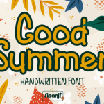 Good Summer Font Poster 1