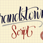 Grandstown Script Font Poster 1