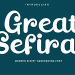 Great Sefira Font Poster 1