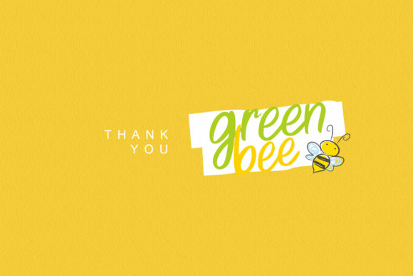 Green Bee Font Poster 8