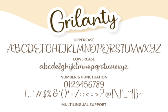 Grilanty Font Poster 5