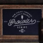 Growler Script Font Poster 1