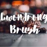 Gwondrong Brush  Font Poster 1