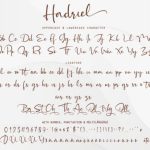 Hadriel Font Poster 9