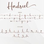 Hadriel Font Poster 10