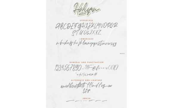 Halcyon Font Poster 5