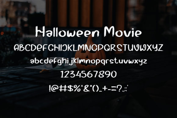 Halloween Movie Font Poster 5