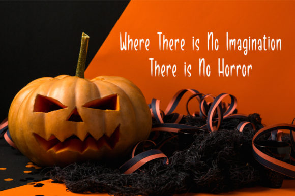 Halloween Night Font Poster 4