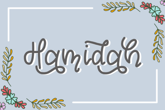 Hamidah Font Poster 2